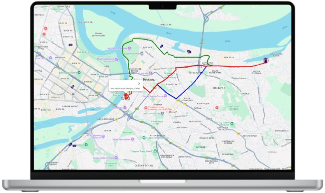 Infocar GPS sistem